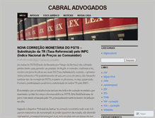 Tablet Screenshot of cabraladv.wordpress.com