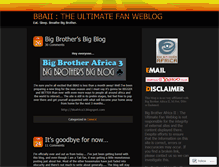 Tablet Screenshot of bbafrica2.wordpress.com