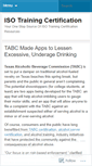 Mobile Screenshot of isotrainingcertification.wordpress.com