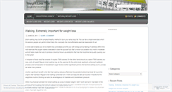 Desktop Screenshot of loseweightinstantly.wordpress.com