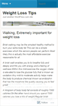 Mobile Screenshot of loseweightinstantly.wordpress.com