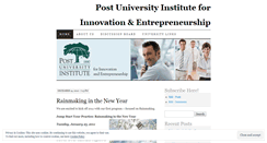 Desktop Screenshot of postinstitute.wordpress.com