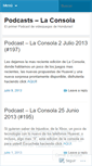 Mobile Screenshot of laconsolahn.wordpress.com