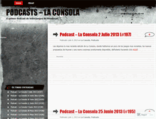 Tablet Screenshot of laconsolahn.wordpress.com
