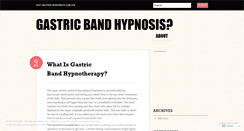 Desktop Screenshot of hypnosisforweightloss66.wordpress.com