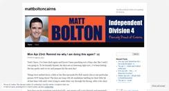 Desktop Screenshot of mattboltoncairns.wordpress.com