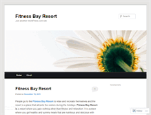 Tablet Screenshot of fitnessbayresortsw.wordpress.com