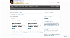 Desktop Screenshot of benitatyler.wordpress.com