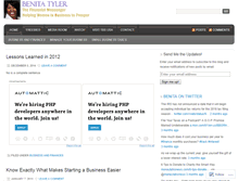 Tablet Screenshot of benitatyler.wordpress.com