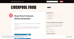 Desktop Screenshot of liverpoolfood.wordpress.com