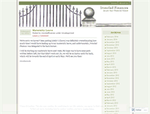 Tablet Screenshot of ironcladfinances.wordpress.com