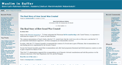 Desktop Screenshot of musliminsuffer.wordpress.com