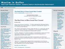 Tablet Screenshot of musliminsuffer.wordpress.com