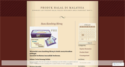 Desktop Screenshot of halalhubproduct.wordpress.com