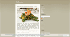 Desktop Screenshot of kuechenzauber.wordpress.com