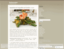 Tablet Screenshot of kuechenzauber.wordpress.com