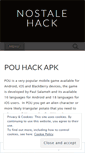 Mobile Screenshot of nostalehacktool.wordpress.com
