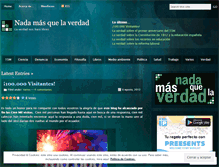 Tablet Screenshot of nadamasquelaverdad.wordpress.com
