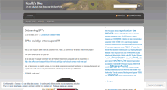 Desktop Screenshot of kouilb.wordpress.com