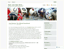 Tablet Screenshot of amyandthejets.wordpress.com