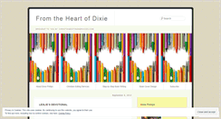 Desktop Screenshot of fromtheheartofdixie.wordpress.com