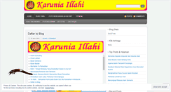 Desktop Screenshot of karuniaillahi.wordpress.com