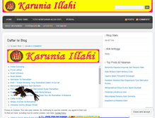 Tablet Screenshot of karuniaillahi.wordpress.com