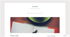 Desktop Screenshot of amosaiclife.wordpress.com