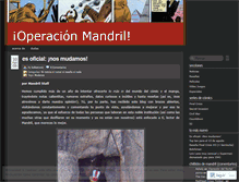 Tablet Screenshot of operacionmandril.wordpress.com