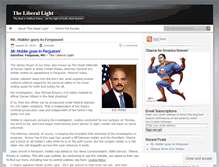 Tablet Screenshot of liberallight.wordpress.com