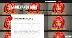 Desktop Screenshot of andiepandyland.wordpress.com