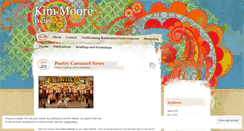 Desktop Screenshot of kimmoorepoet.wordpress.com