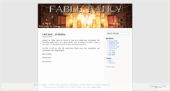 Desktop Screenshot of fablefancy.wordpress.com