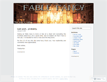 Tablet Screenshot of fablefancy.wordpress.com