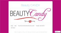 Desktop Screenshot of beautycandy.wordpress.com