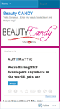 Mobile Screenshot of beautycandy.wordpress.com
