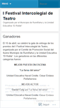 Mobile Screenshot of festivaldeteatro.wordpress.com