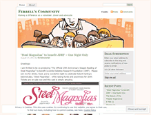 Tablet Screenshot of ferrellscommunity.wordpress.com