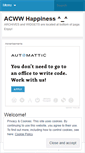 Mobile Screenshot of acwwhappiness.wordpress.com