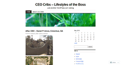 Desktop Screenshot of ceocribs.wordpress.com