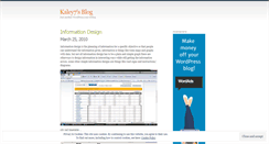 Desktop Screenshot of kaley7.wordpress.com