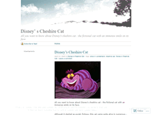 Tablet Screenshot of disneyscheshirecat.wordpress.com