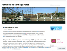 Tablet Screenshot of fernandodesantiago.wordpress.com