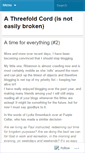 Mobile Screenshot of 3foldcord.wordpress.com
