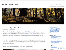 Tablet Screenshot of blognewleaf.wordpress.com
