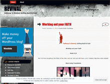 Tablet Screenshot of pathwaytorevival.wordpress.com