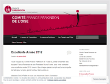 Tablet Screenshot of franceparkinsonoise.wordpress.com