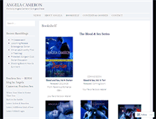 Tablet Screenshot of angelacameron.wordpress.com
