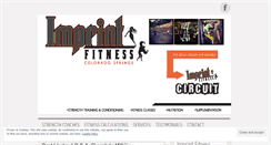 Desktop Screenshot of imprintfitness.wordpress.com