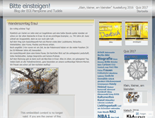 Tablet Screenshot of bitteeinsteigen.wordpress.com